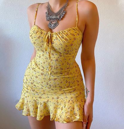 Blossom Strap Summer Dress